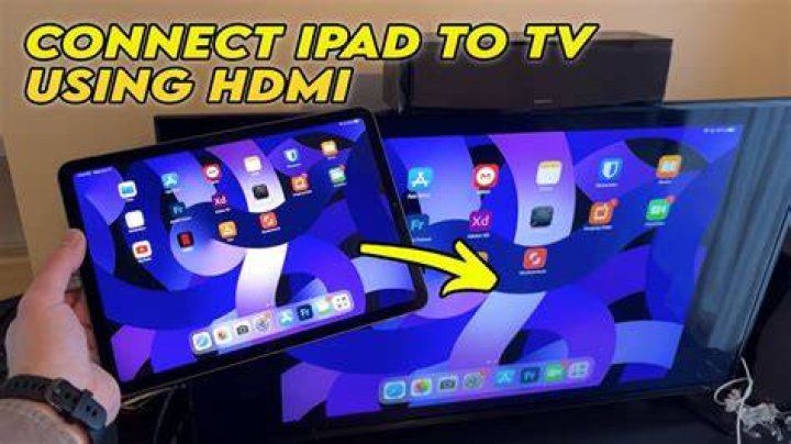 Can I connect my iPad to my JVC TV?
