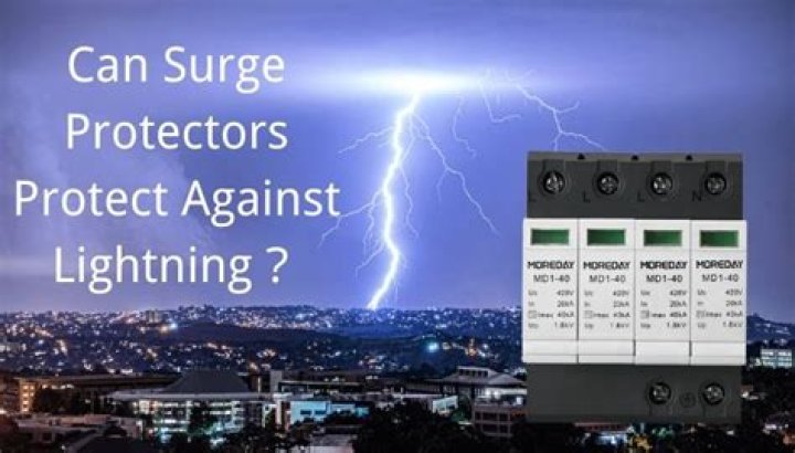 Do power surge protectors work against lightning?