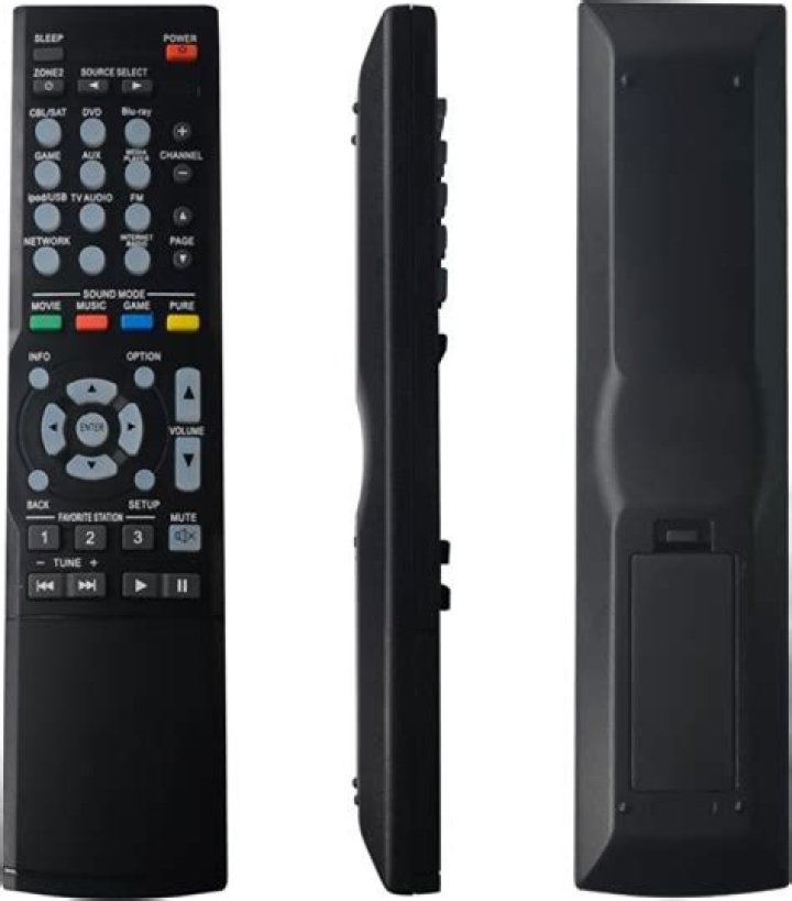 How big is a Denon AVR 2112ci remote control?