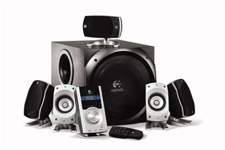 How big is the Logitech z-5500 surround sound system?