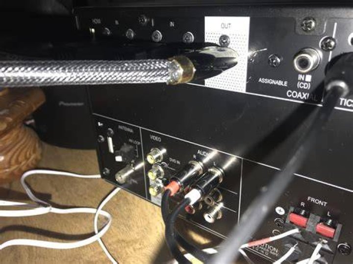 How do I connect my Pioneer amp to my iPhone?