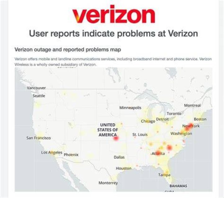 How do I fix Verizon network issues?
