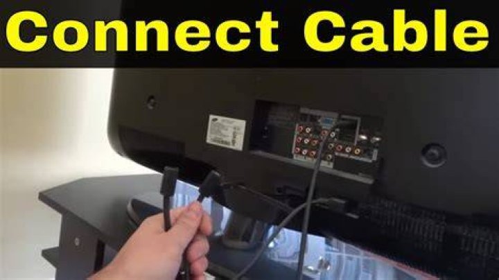 How do I hook up my Emerson TV to cable?