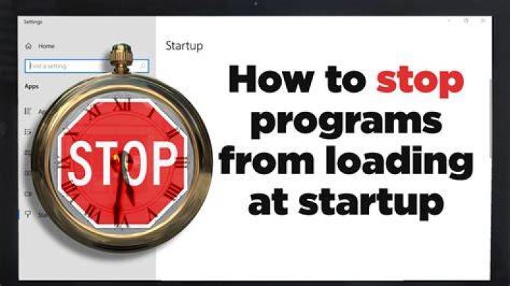How do I stop programs from automatically launching when your computer turns on?