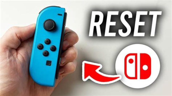 How do you reset a Nintendo Switch console?