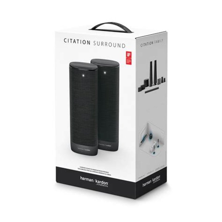 How do you set up a Harman Kardon Citation surround?