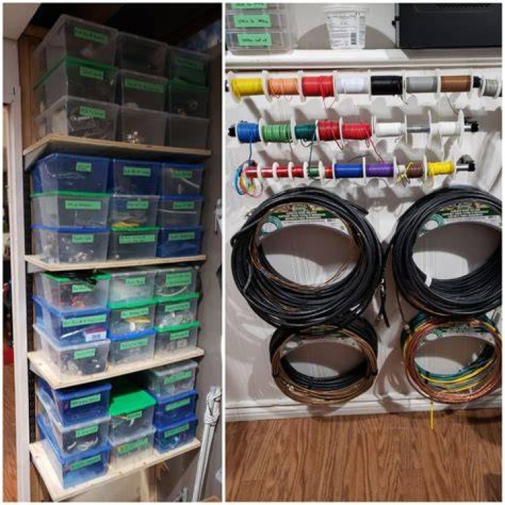 How do you store cables neatly?