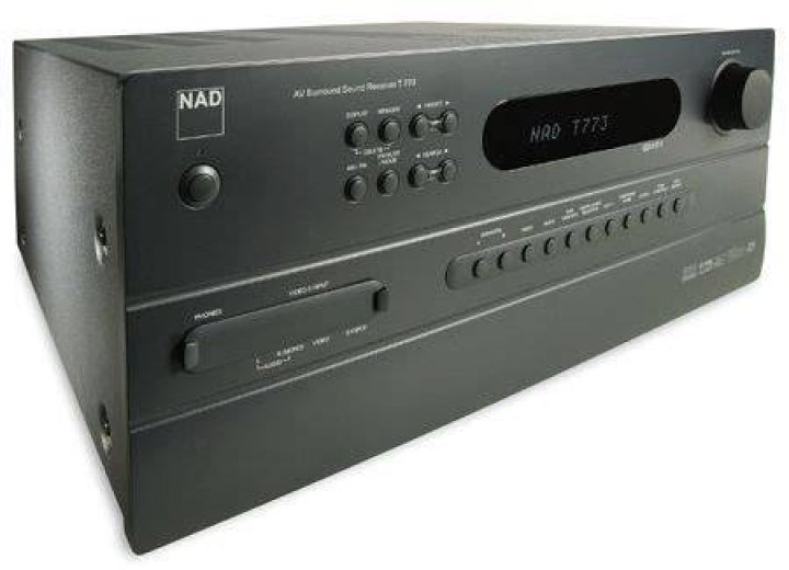 How does a NAD T 773 AV receiver work?