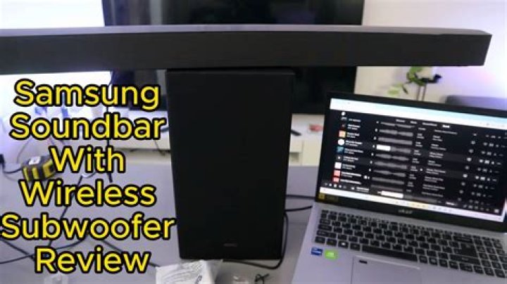 How does a soundbar and wireless subwoofer work?