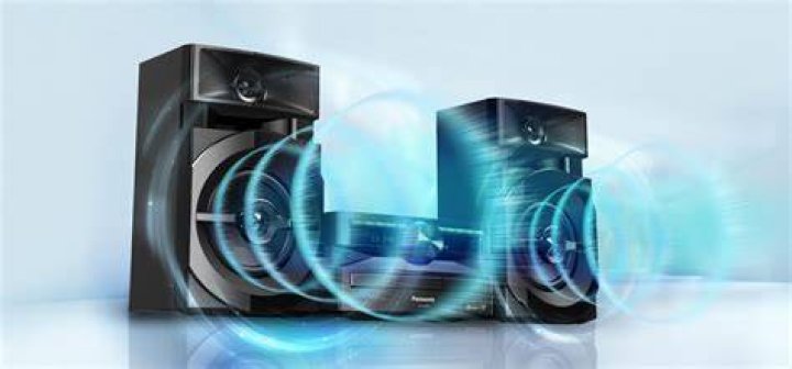 How does the Panasonic mini sound system work?