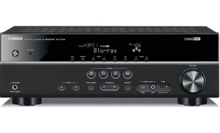 How does the Yamaha rx-v373 home theater receiver work?