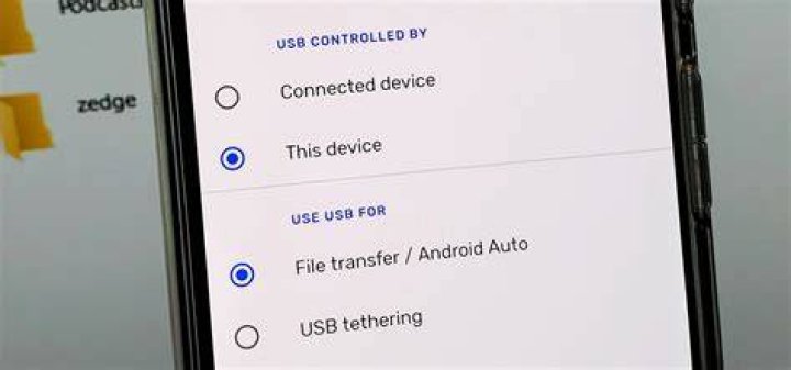 How to make the USB connection on your Android phone default?