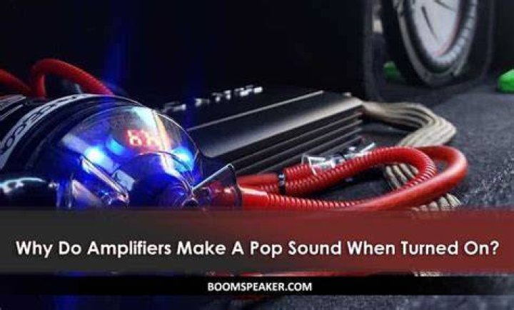 What causes a speaker to pop?