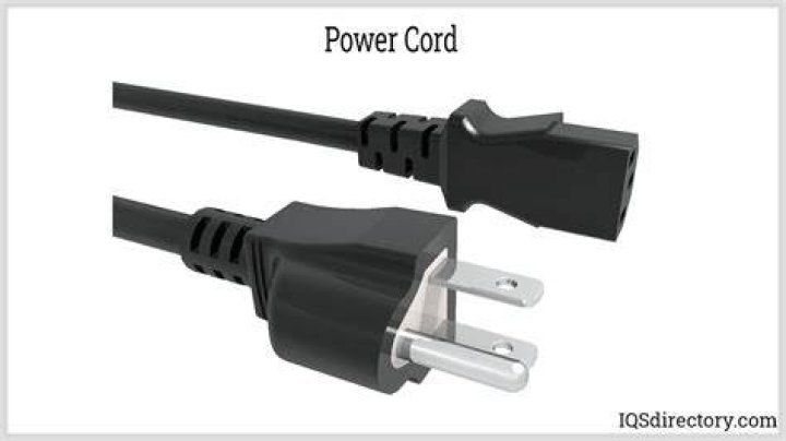 What do you call a power supply cord?
