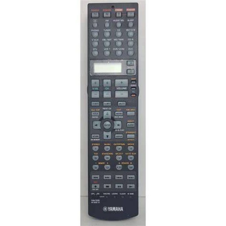 What does the Yamaha rx-v2600 remote control do?