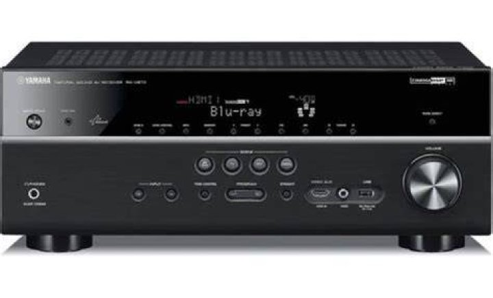 What does the Yamaha rx-v673 AV receiver do?