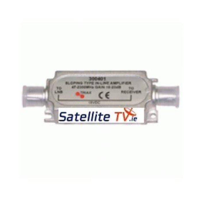 What is a satellite inline amplifier?