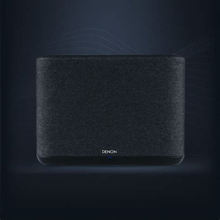 What kind of speakers work with Denon heosavrsr?