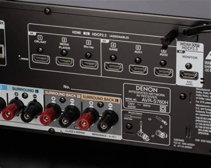 What kind of video processor does Denon use?