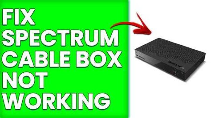 What to do if cable box is not working?