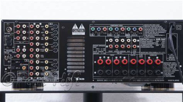 Which is the top of the line Denon AVR 2802?