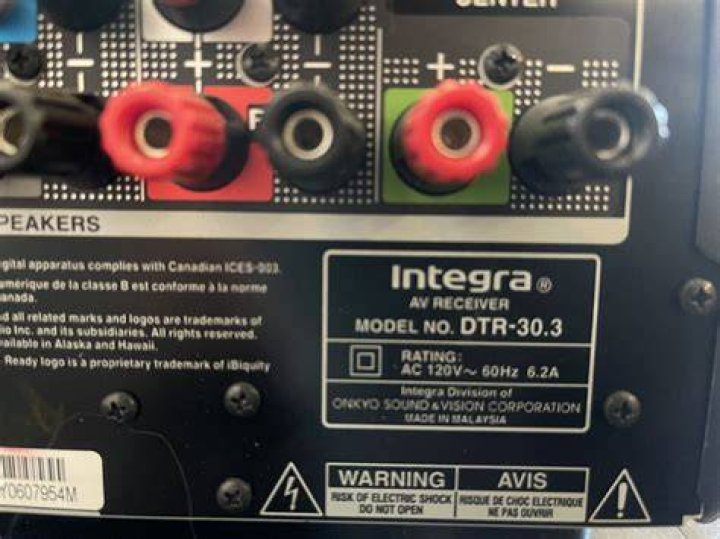 Why does my Integra DTR have no sound?