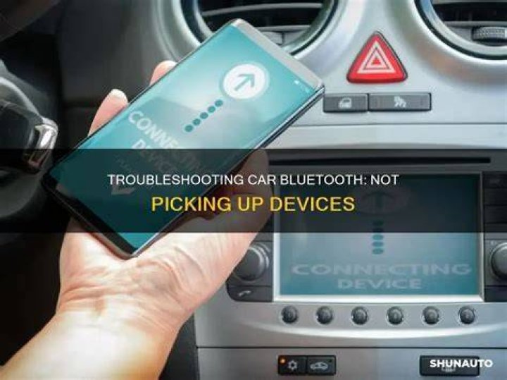 Why is Bluetooth not picking up devices?