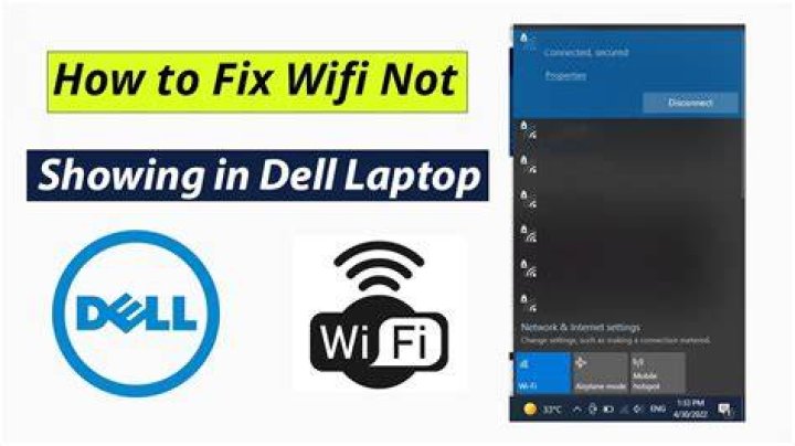 Why is my Dell laptop not connecting?