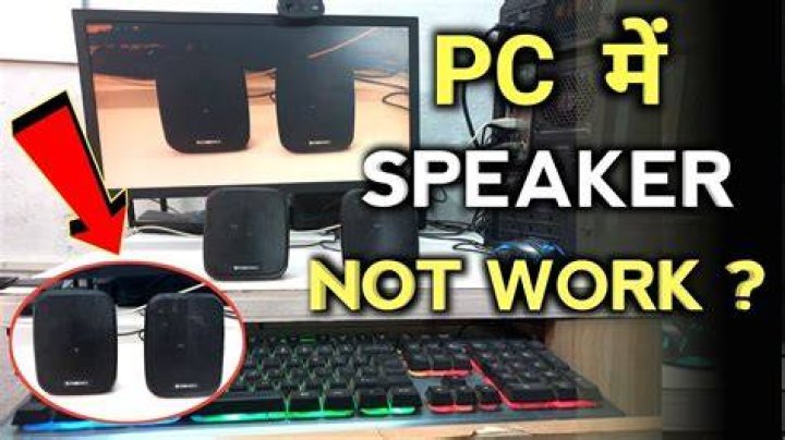 Why is only one of my PC speakers working?