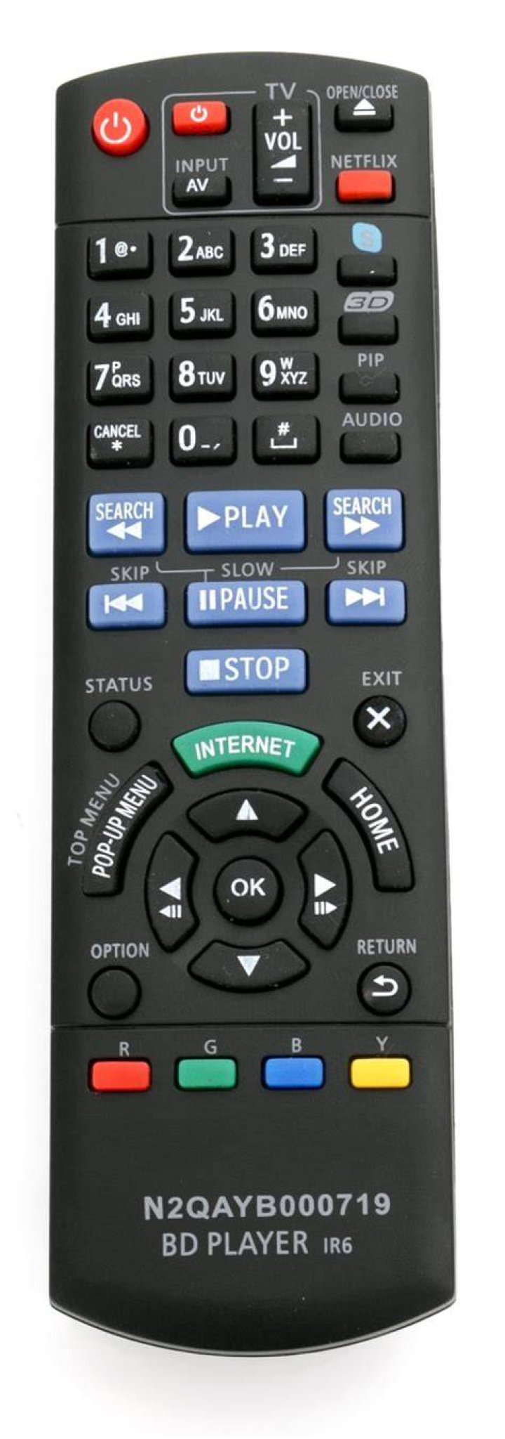 Will a universal remote work on a Panasonic DVD player?